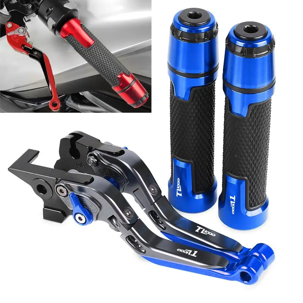 

Motorcycle CNC Brake Clutch Levers Handlebar knobs Handle Hand Grip Ends FOR SUZUKI TL1000 S 1997 1998 1999 2000 2001