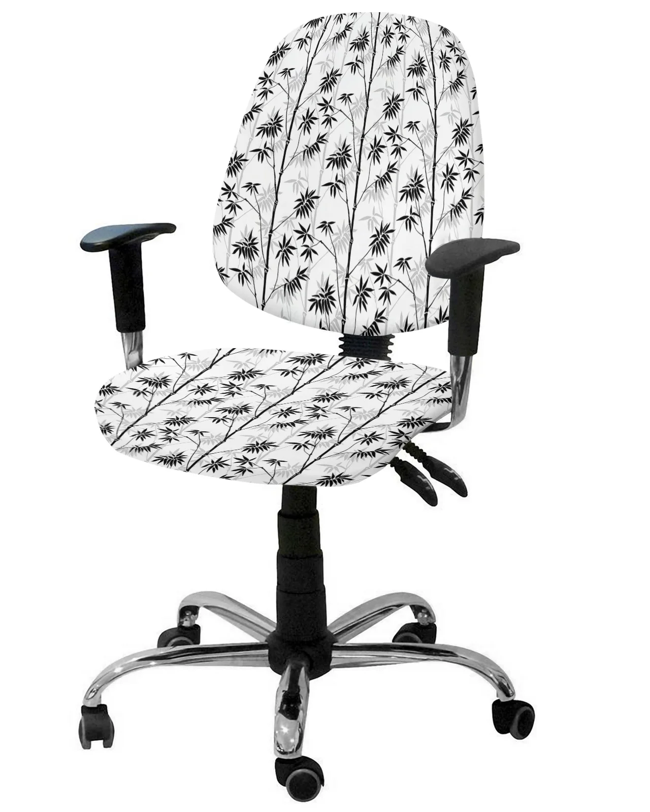 Computer Chair Cover Stretch Removable Office Chair Slipcover Split Seat Covers