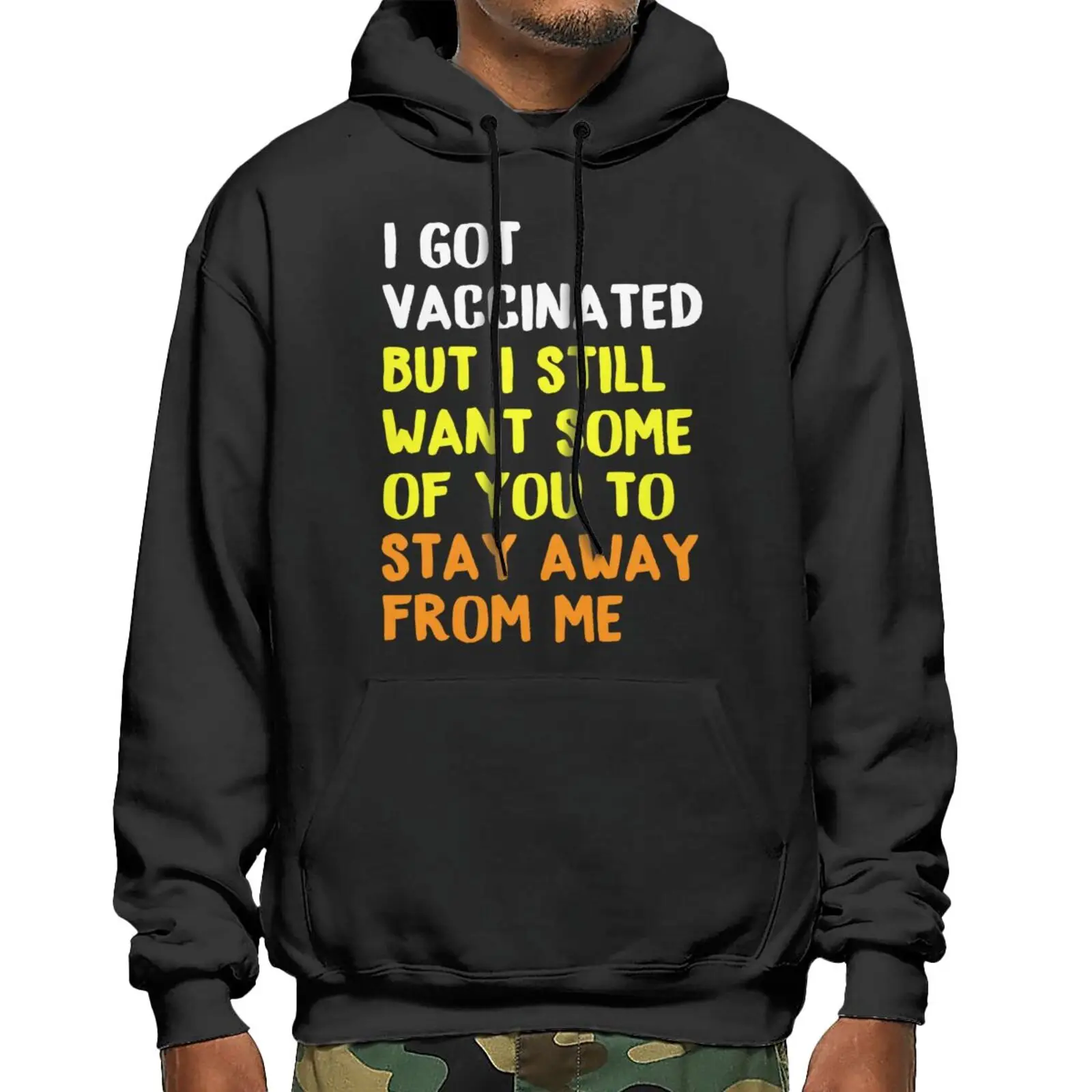 

Got Vaccinated Vaccine Joke Social Sweatshirts Hoodies Hoodie Sweatshirt With Zipper Male Clothes Man Sweatshirts Hoodie Korea