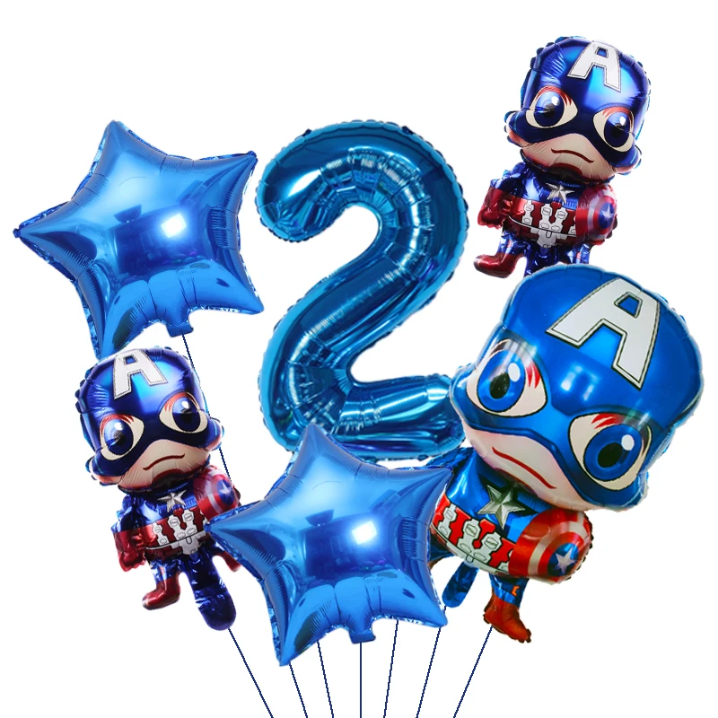 Воздушный шар Человек-паук Халк Капитан Америка |