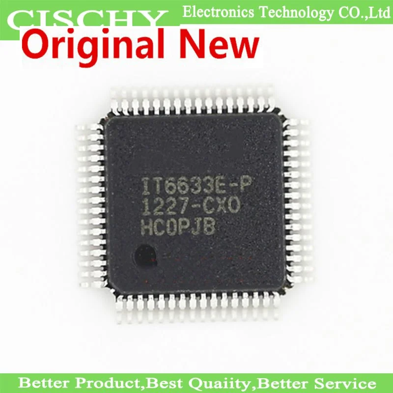 

1pcs/lot IT6633E-P IT6633E P BXO CXO QFP-64 Chipset PLC Original