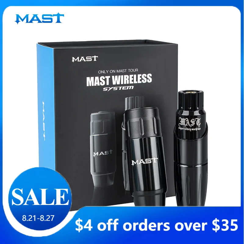 

Professional Rotary Pen Machine With Mast Tattoo Wireless Permanent Tattoo Battery Power Set For Makeup Machine Tattoo Artist