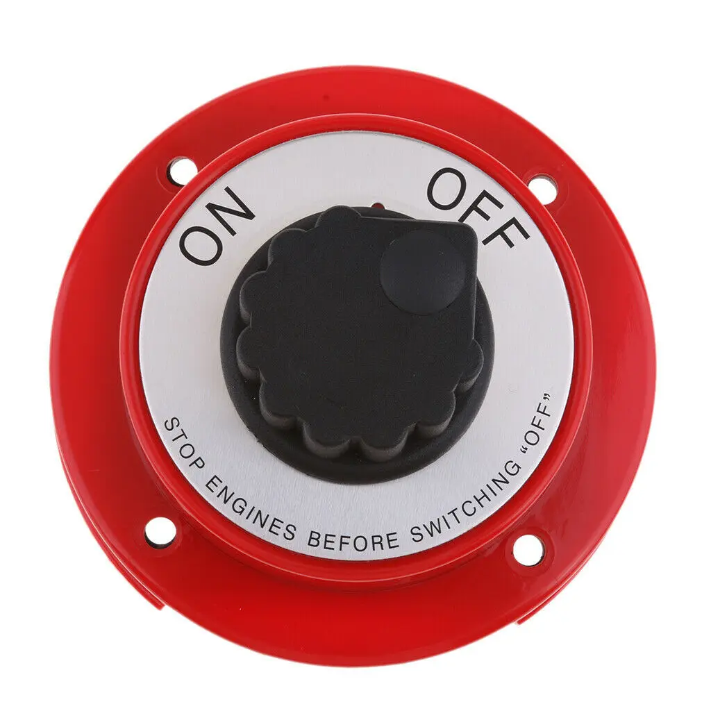 MARINE Boat Красный одноконтурный селекторный изолятор отключающий поворотный