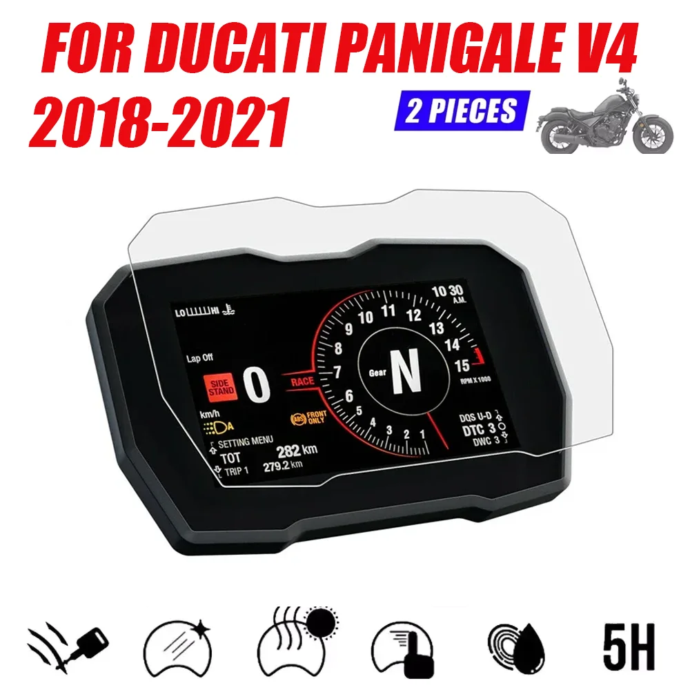 

Для Ducati Panigale V4 V4S Streetfighter V4 Panigale V4R 2018 2019 2020 2021, защитная пленка для инструментов мотоцикла, экран