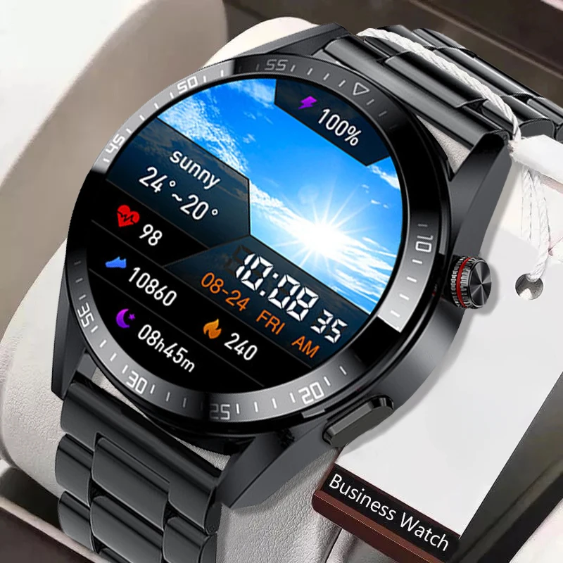 

2023 New 454*454 Screen Smart Watch Always Display The Time Bluetooth Call Local Music Smartwatch for Mens Android TWS Earphones