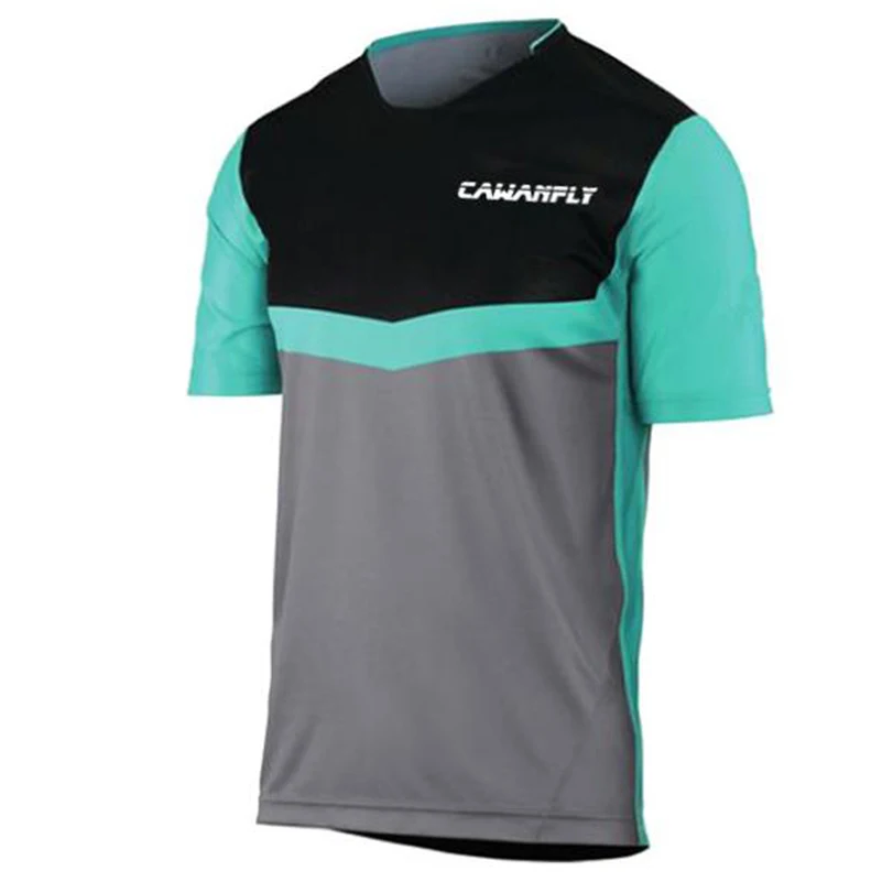

Hot Sale Men's Short Sleeve Cycling Jersey Mountain Bike Shirt Quick Drying T-Shirt