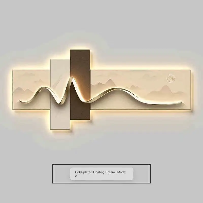 

Картина для украшения гостиной, светодиодная картина окружающего света, современная фоновая стена дивана, минималистичная подвесная картина