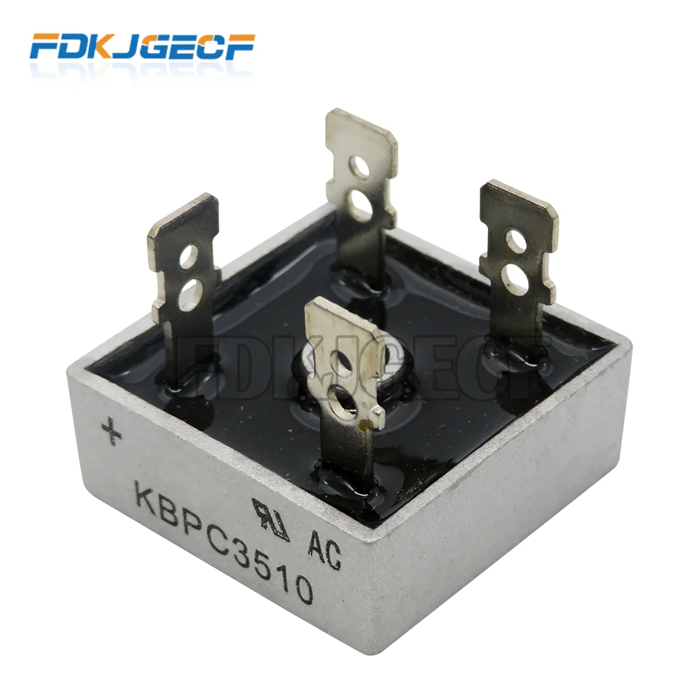 

Бесплатная доставка, диодный мост KBPC3510 1000 в 50 А, выпрямитель, 5 шт.