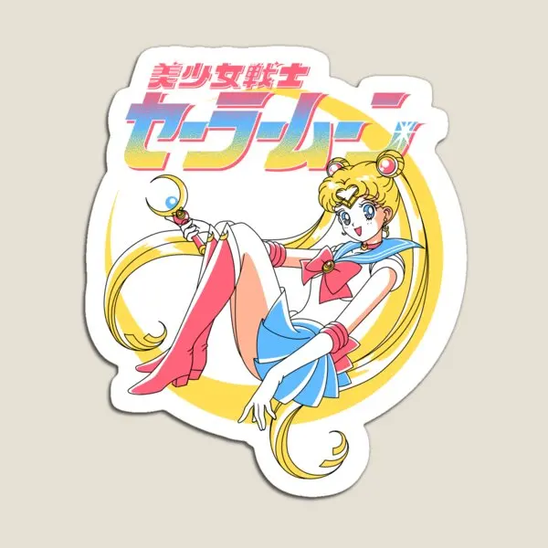 Магнит Moon Warrior детские наклейки милый декор детский забавный держатель для