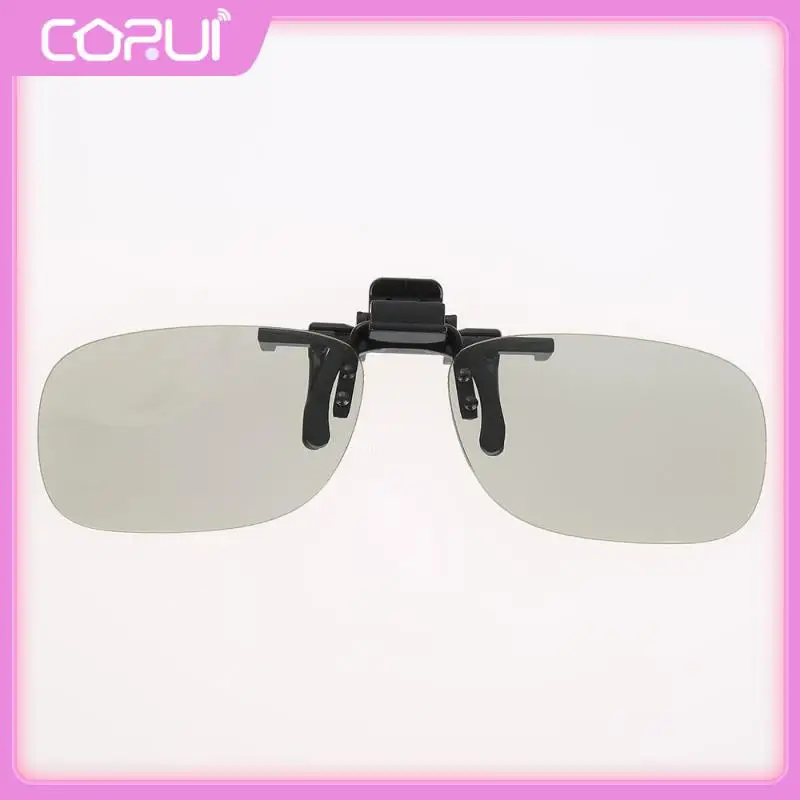 

Clip-on Passive Hanging Frame Myopia Glasses Polarized Tv Real 3d Glasses Clip Stereo 3d Glasses Polarized Lenses