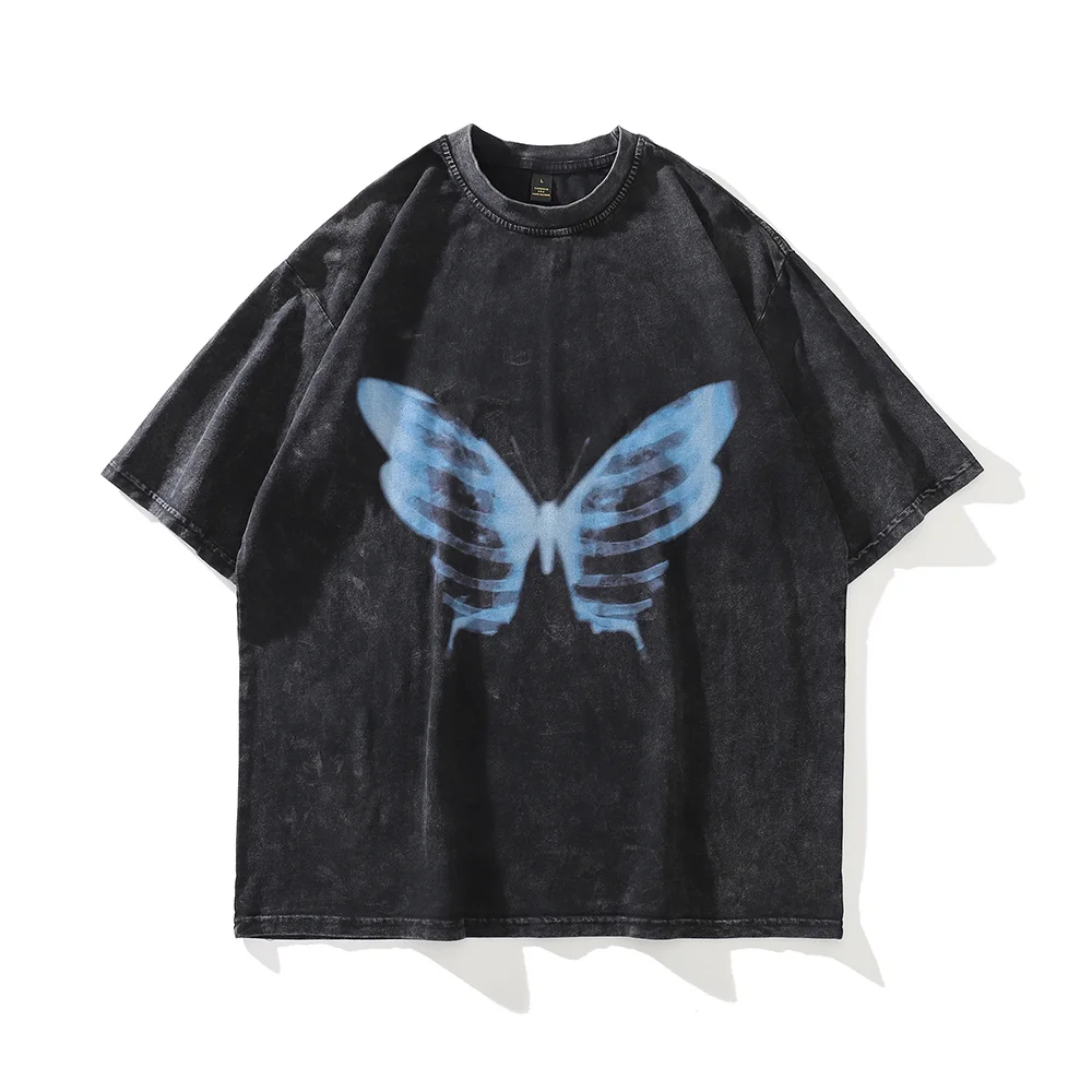 

Retro Gothic Unsixe Short Sleeve T shirt Vintage Oversized Goth Men Tshirt Hip Hop Harajuku Streetwear Women T-shirt Cotton Tops