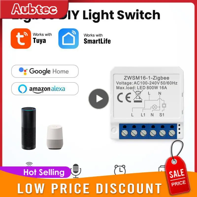 

Dual Control Switch Timer 2 Way Control Mini Breaker Mini Circuit Breaker Smart Switch Switch Module 2023 Zigbee Smart Switch