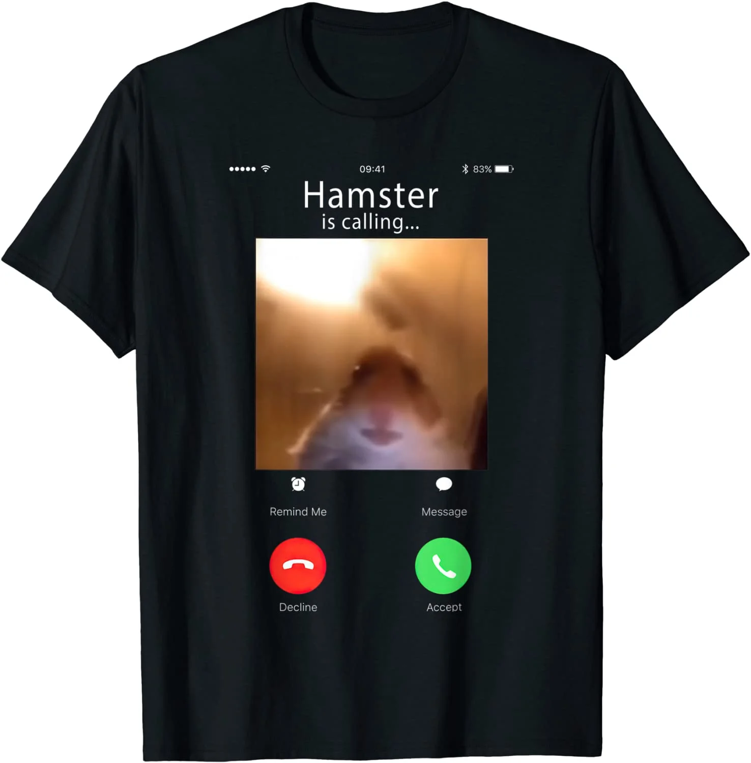 

hamster staring front camera hamster calling gift T-Shirt