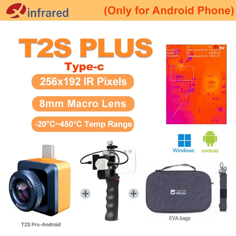 

InfiRay T2S Plus термометр для Android