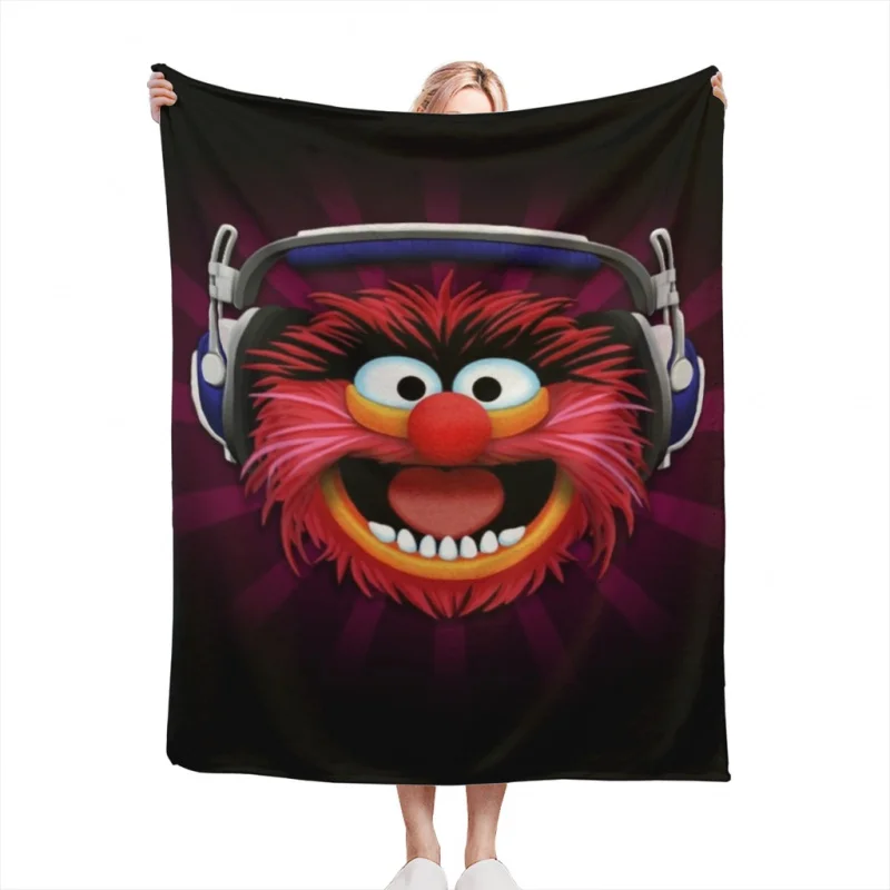 

Одеяло Muppet для путешествий в виде животных, аксессуар для спальни, роскошное утолщенное одеяло