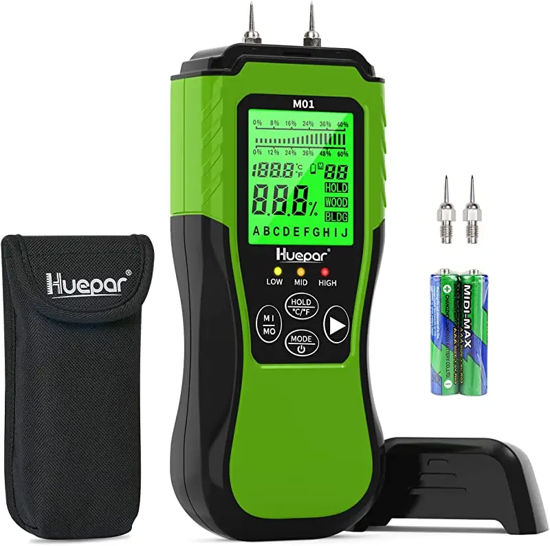 

M01 Wood Moisture Meter Building Material Humidity Tester Hygrometer Timber Damp Detector