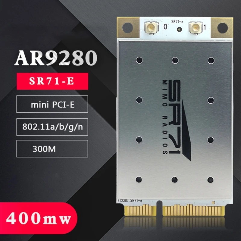 

SR71-E AR9280 MINI PCIE 400Mw высокомощная беспроводная карта forMAC UBNT-