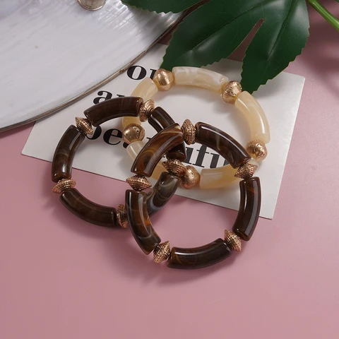 WEALTHYBOO Винтажный комплект браслетов из бисера 3 шт.
