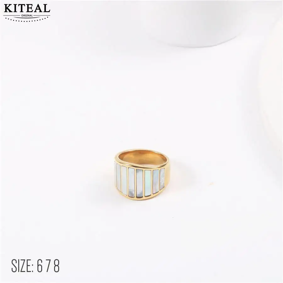Лучший подарок KITEAL позолоченные кольца на костяшки для женщин размер 6 7 8