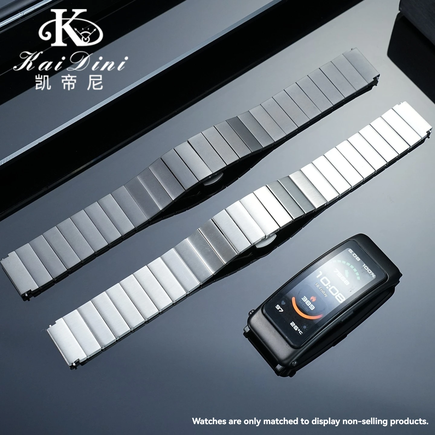Фото Ремешок для часов из нержавеющей стали 16 мм для HUAWEI TalkBand B7 B6 B3 Talk Band B6, ремешок для часов, металлический браслет, быстросъемный браслет №2