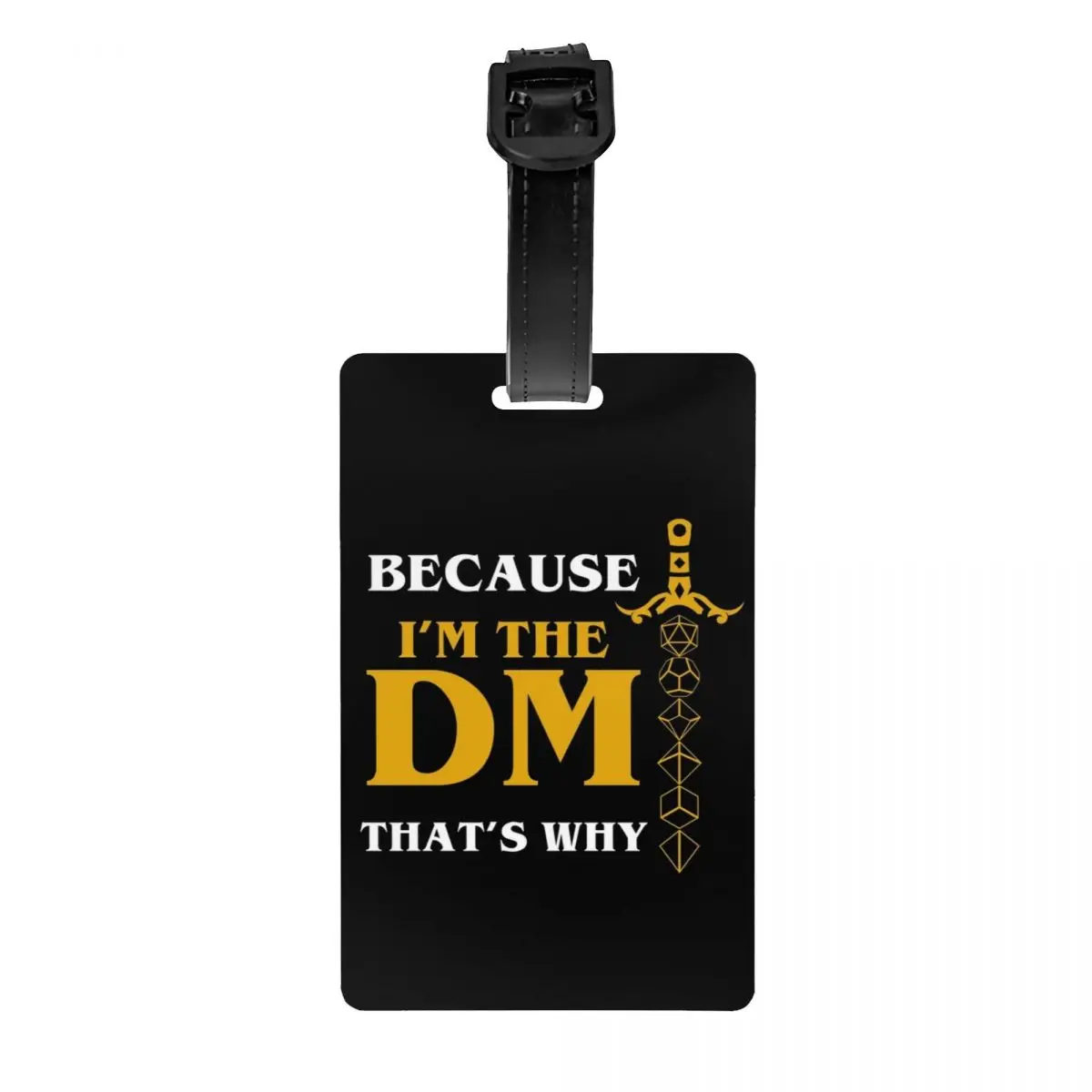 

Custom Dnd Game Definitely Not A Trap Door Luggage Tag Privacy Protection Baggage Tags Travel Bag Labels Suitcase