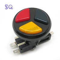 1 pcs 3 in 1 arcade machine push buttons integrated for arcade games microswitch machine part accessories