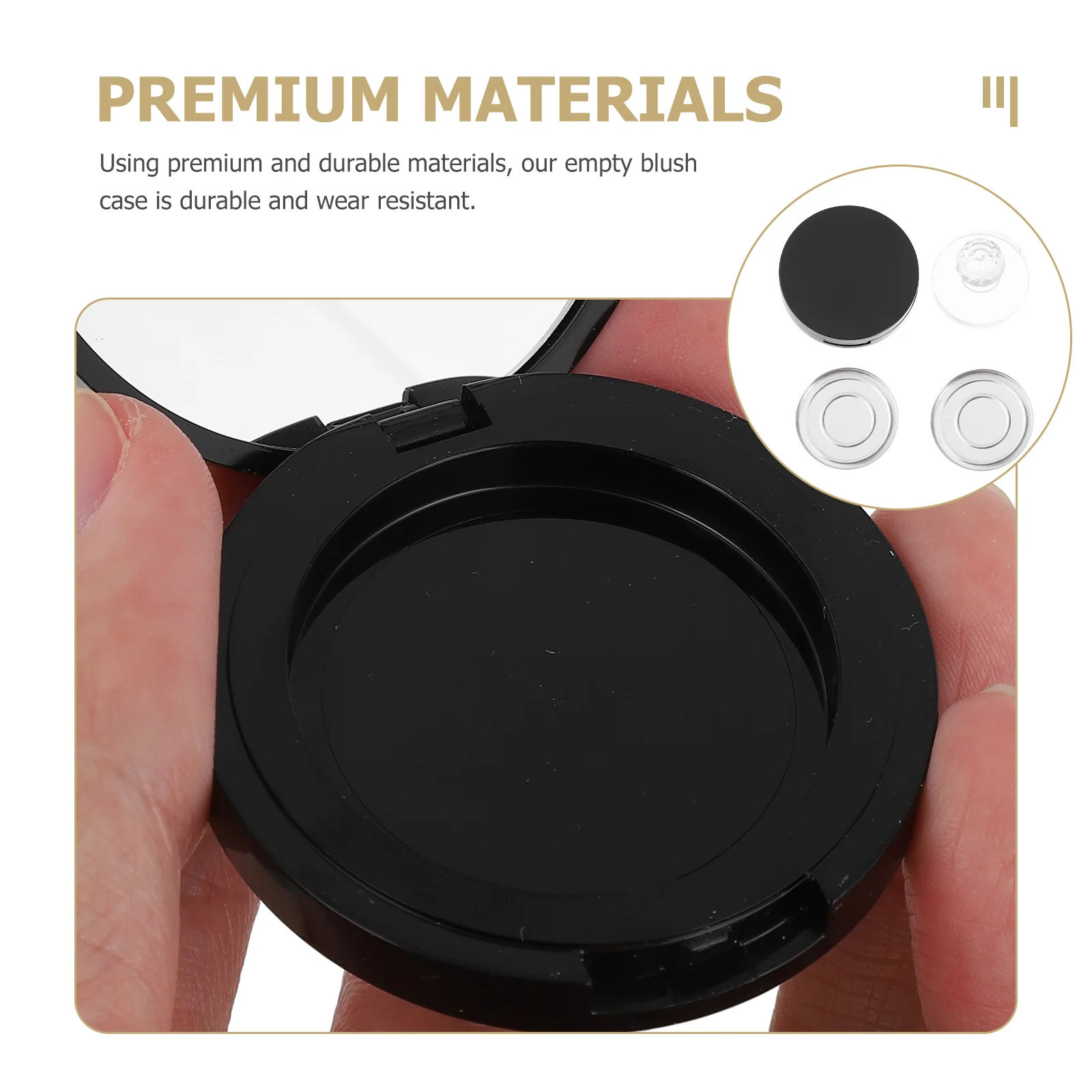 Контейнер для губной помады порционный лоток зеркало макияжа портативный футляр