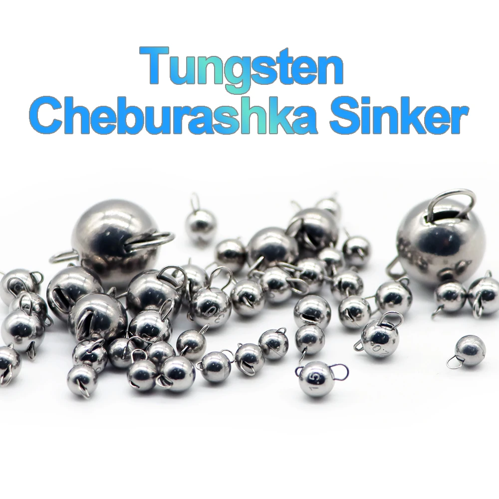 

TUNGSTEN Fishing Cheburashka Sinker 1G/1.5G/2G/3G/5G/7G Fishing Accesories Swing Jig Head Bullet Weights Fishing Weight Sinke