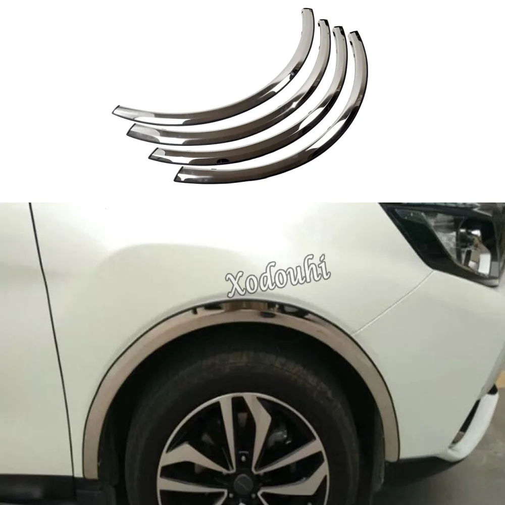 

2 шт., передний спойлер из нержавеющей стали для Skoda Kodiaq 2017 2018 2019 2020 2021