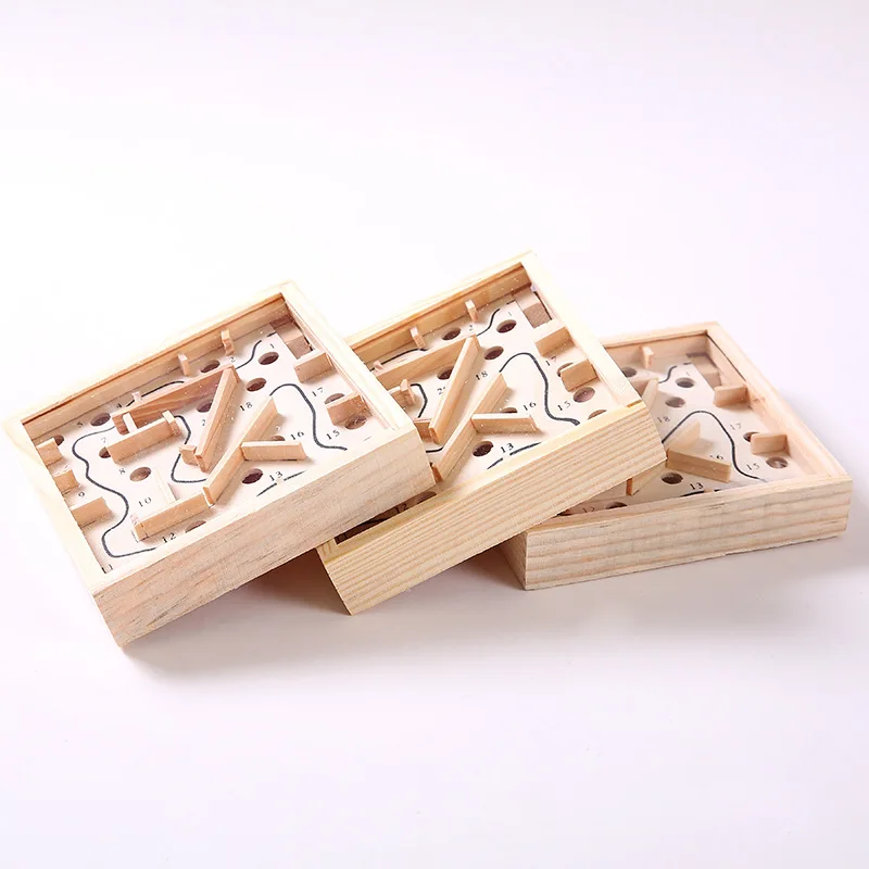 

Деревянная игрушка Монтессори, детская головоломка, вращающийся шар, лабиринт, настольная игра, антистрессовая игрушка, развивающие игрушки для детей