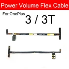 Гибкий кабель с боковой кнопкой питания для OnePlus 3 3T' A3000 A3003 ВКЛ.ВЫКЛ. Гибкий ленточный кабель, запасные части