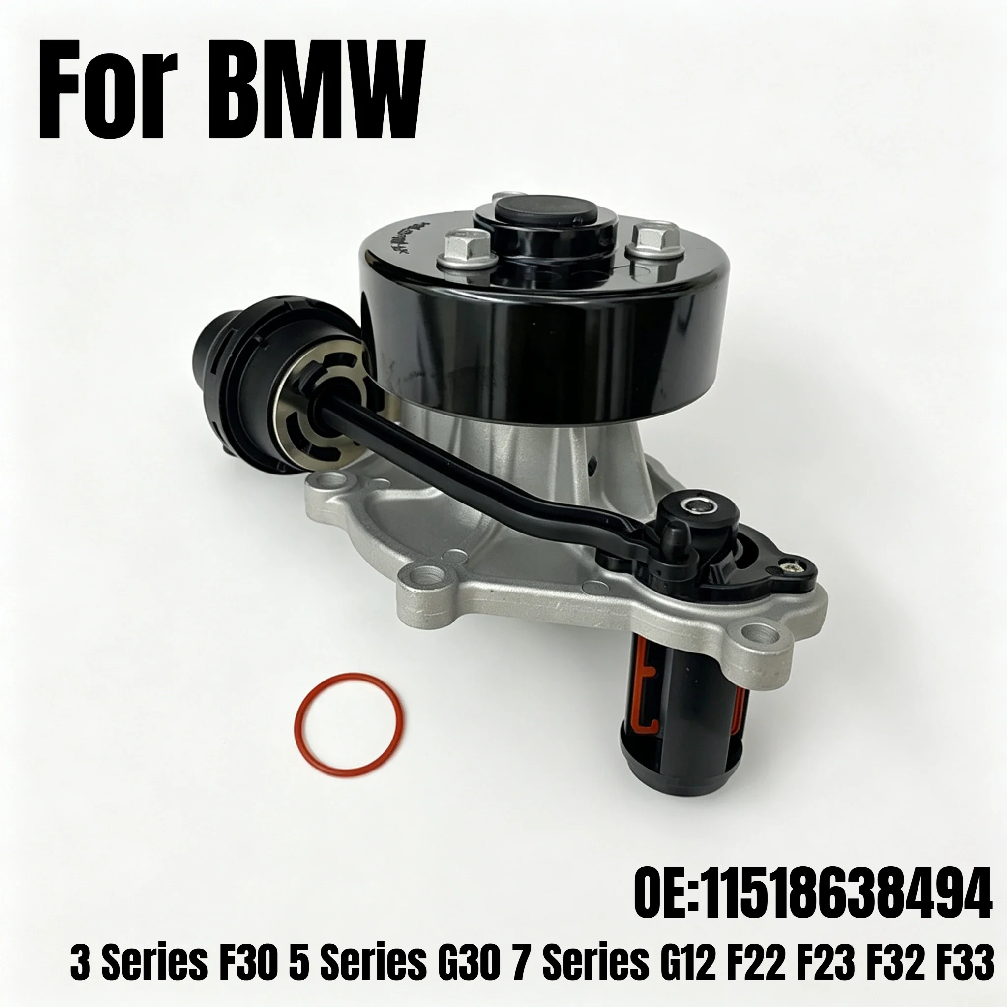 Фото 11518638494 Для BMW 3 серии F30, 5 серии G30, 7 серии G12, F22, F23, F32, F33 2013-2019 годов выпуска, насос охлаждения двигателя. №1