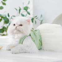 new summer cat skirt lace slip dress dress wedding dress skirt for dog puppy small cat kitten pet clothing