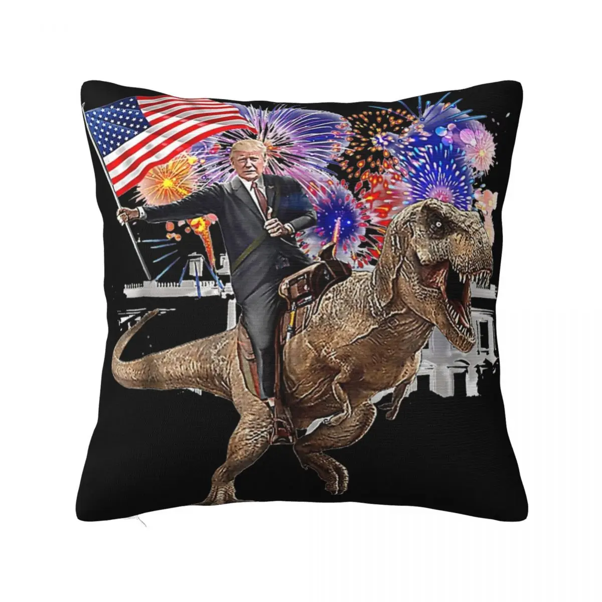 Забавные наволочки для катания на динозаврах чехлы подушек с принтом декор