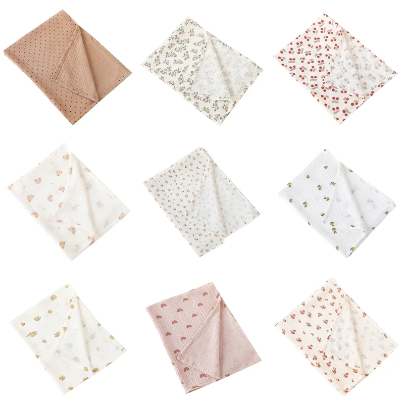 

Newborn Nursing Blanket Infant Crib Soft Blanket Shower Gift Photo Props Blanket Wrap Towel Unisex for Babies Boys Girls