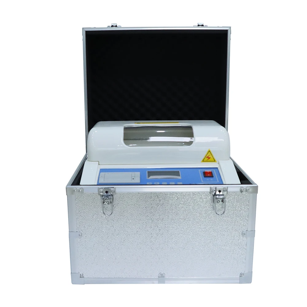 

Portable High Accuracy 80 kV 100 kV Transformer Insulating Oil Breakdown Voltage Dielectric Strength BDV Tester for Field Test