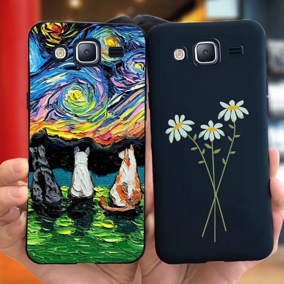 Мультяшный чехол для Samsung Galaxy J5 2015 / 2016) милый мягкий силиконовый карамельных