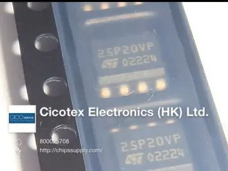 10 шт. M25P20-VMN6TPB SOP8 M25P20VMN6TP 25P20VP M25P20-VMN6TPBTR IC FLASH 2 Мбит 75 МГц 8SOIC