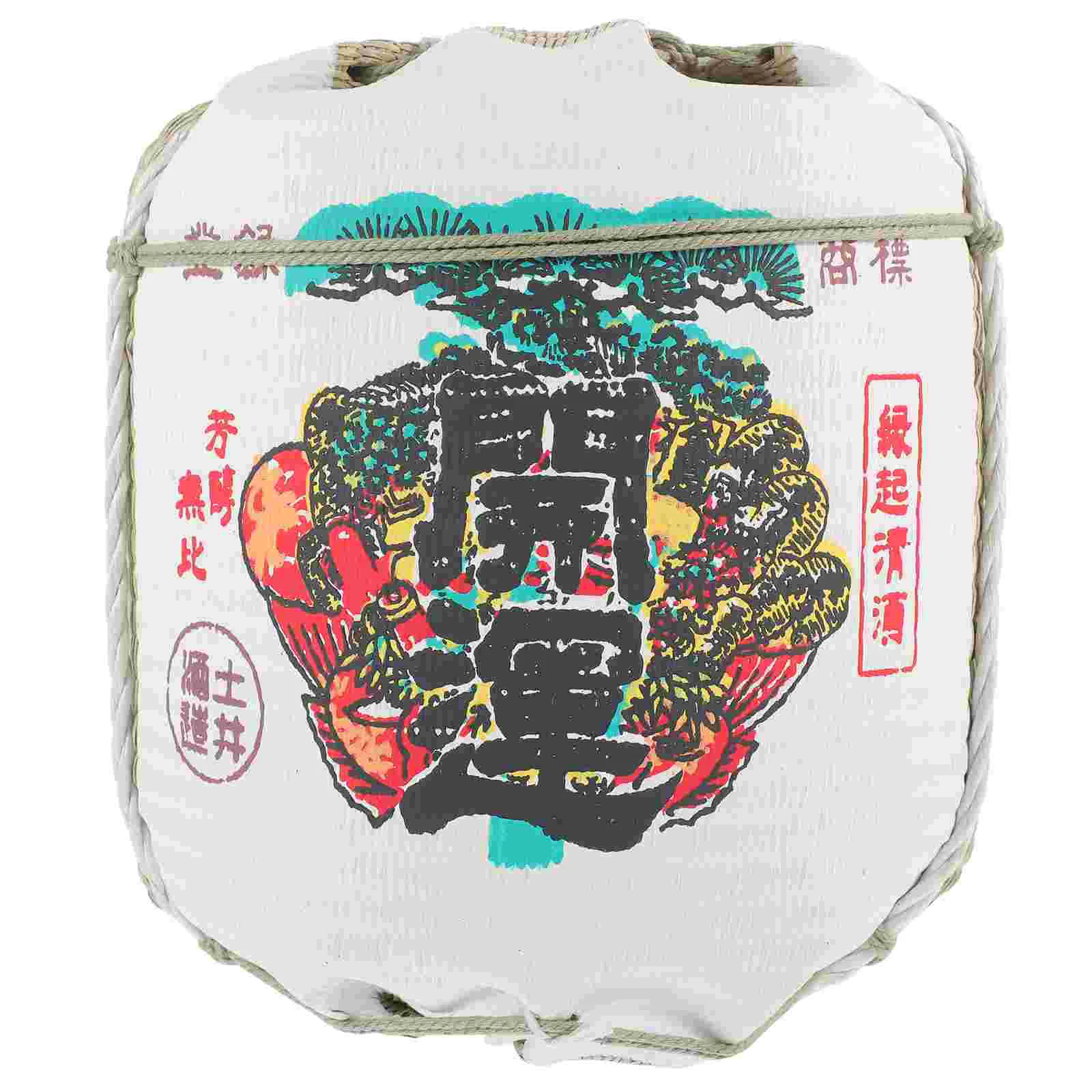 

Mini Bottles Alcohol Decorative Barrel Outdoor Props Models Sushi Restaurant Decoration Japanese Barrels