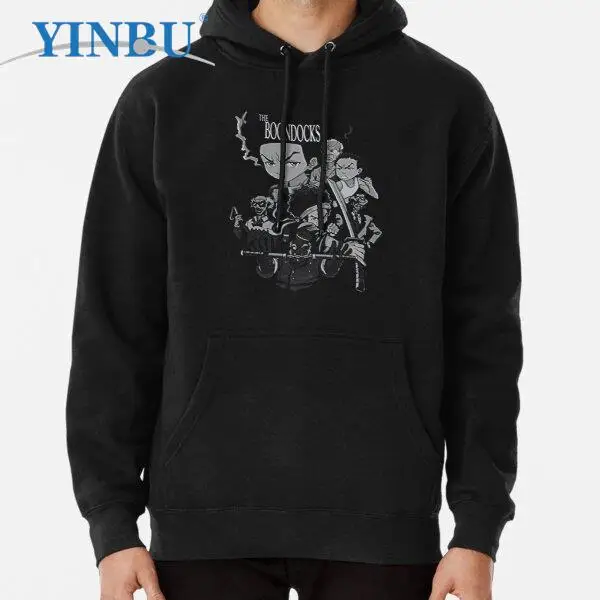 

Толстовка с капюшоном Boondocks, модная одежда
