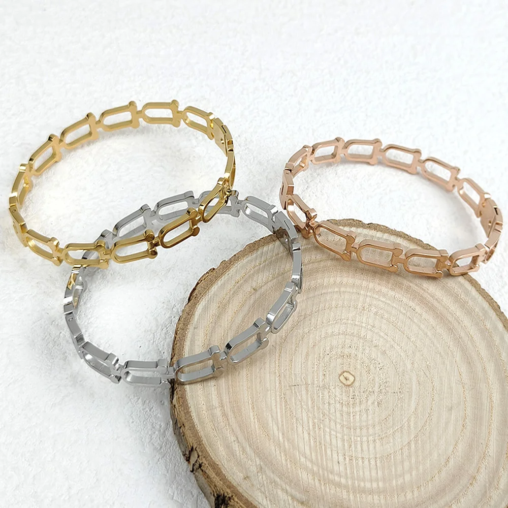 Модный U-образный браслет в стиле ретро из стерлингового серебра для мужчин и