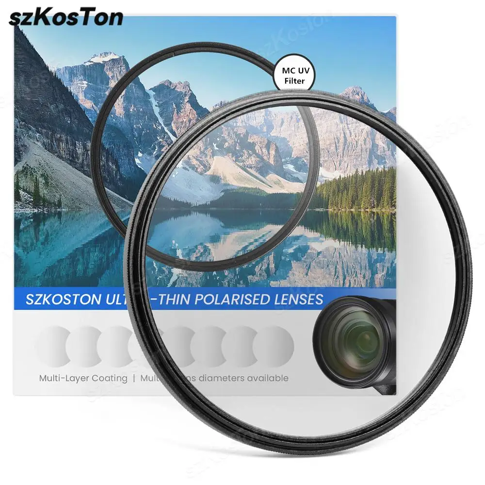 Ультратонкий Оптический Фильтр Mc 37-86 Мм Многослойный Защитный Уф-фильтр Для