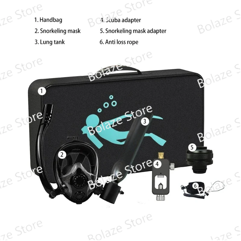 Маска для подводного плавания 0.5L профессиональный комплект Воздушные