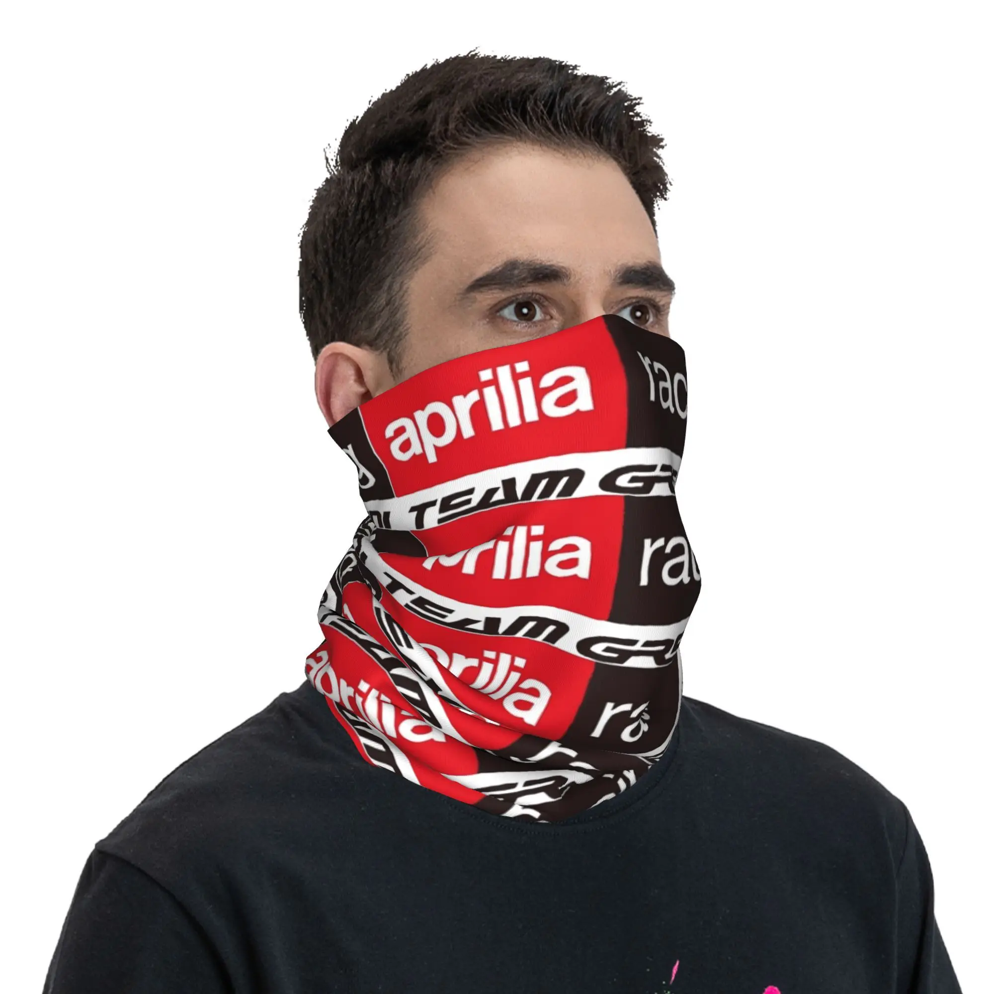 Фото Aprilia Racing Team Gresini Бандана на шею Мотоциклетный гоночный шарф Многофункциональная повязка на голову Спорт на открытом воздухе для мужчин и женщин №5