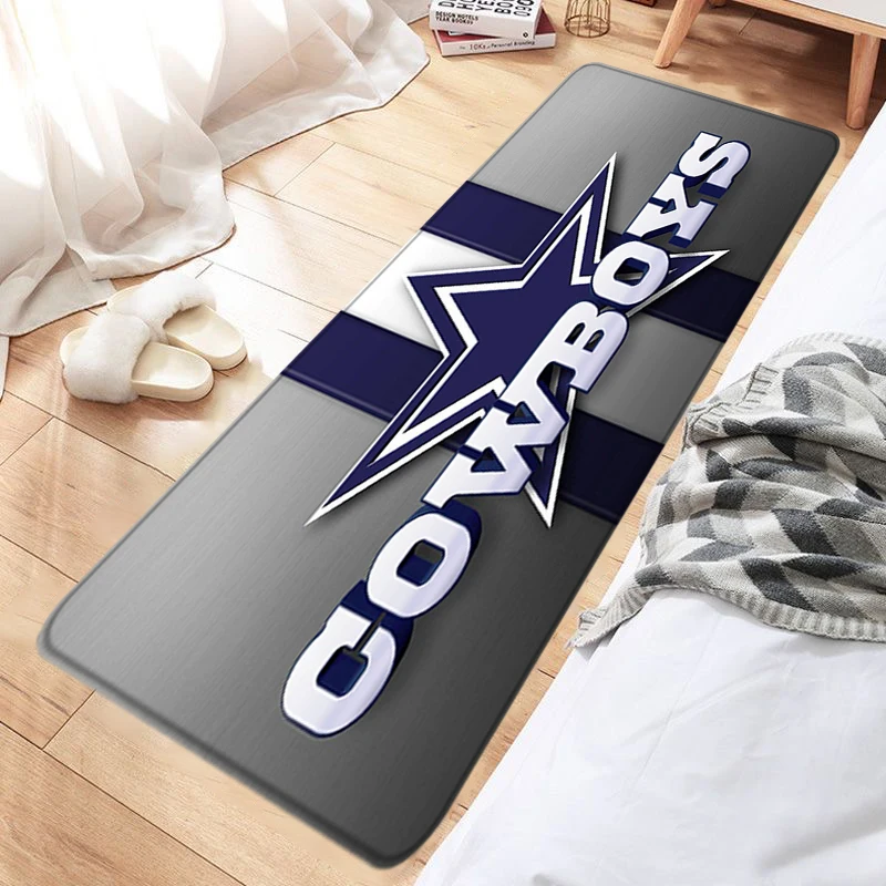 Коврик Для Входа В Комнате Регби Dallas Cowboys Молитвенный Нескользящий Напольный