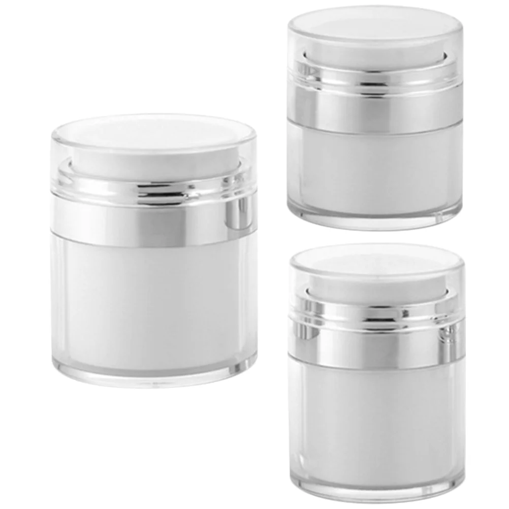

3 Pcs Empty Cream Container Moisturizer Container Lotion Dispenser Toiletries Lotions Dispenser Pp Toiletry Containers Travel