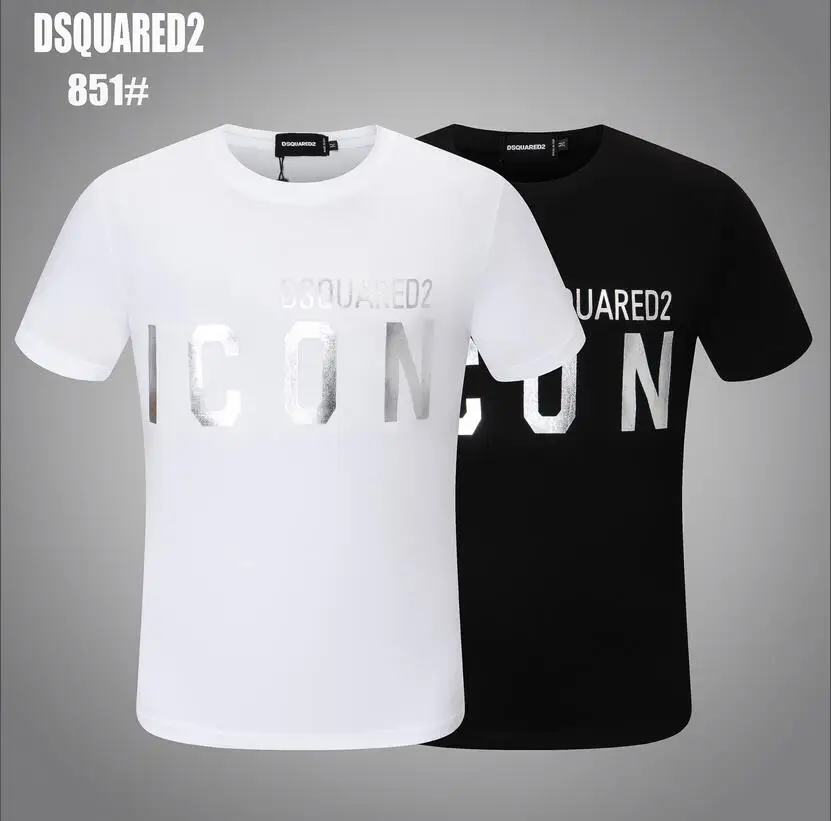 

Мужская футболка с коротким рукавом Harajuku Dsquared2, лето 2022