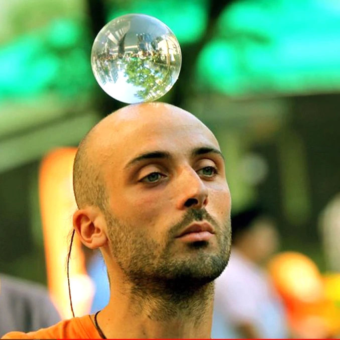 

Акриловый хрустальный шар, светлый, устойчивый к падениям, магический реквизит для шлифовки, уличное жонглирование, плавающее визуальное искусство