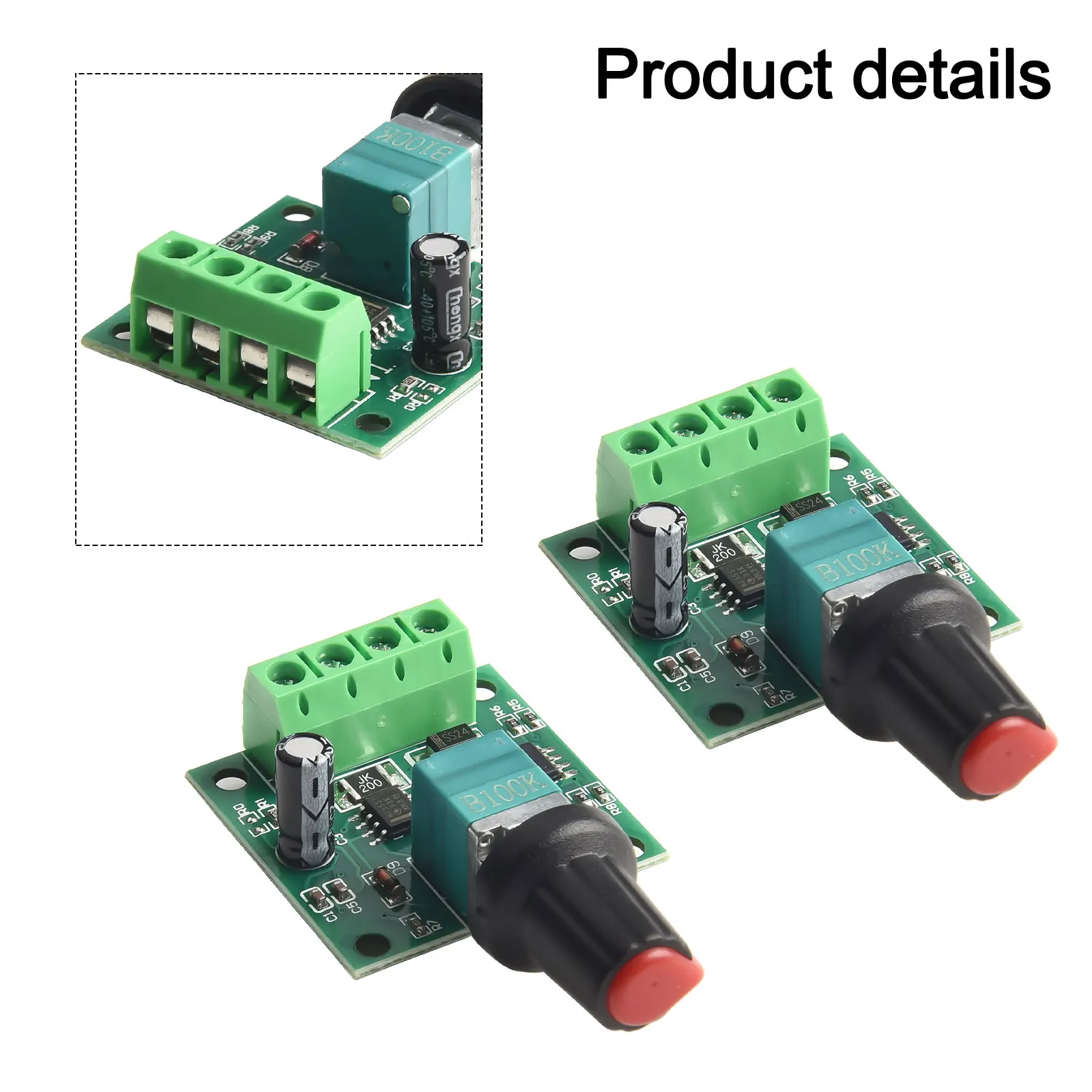 Регулятор скорости 1 8 В-15 В ШИМ регулятор двигателя постоянного тока для
