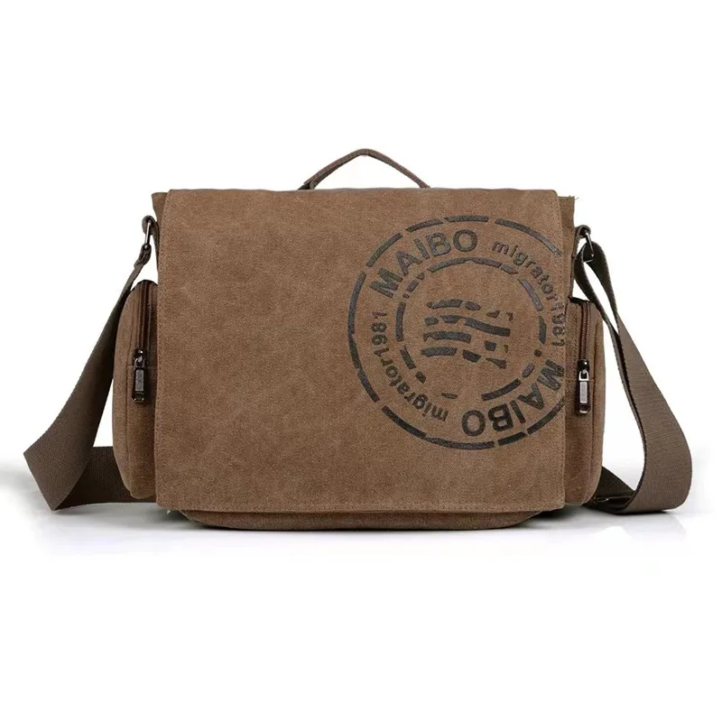 Вместительная универсальная сумка новинка 2022 Мужская Холщовая Сумка на одно